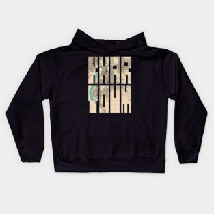 Khartoum, Sudan City Map Typography - Vintage Kids Hoodie